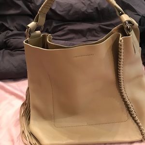 All Saints shoulder/crossbody bag camel color